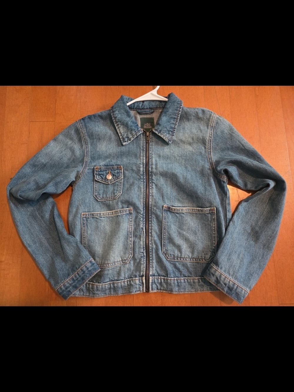 wild fable Light Blue Denim Zip Jacket
